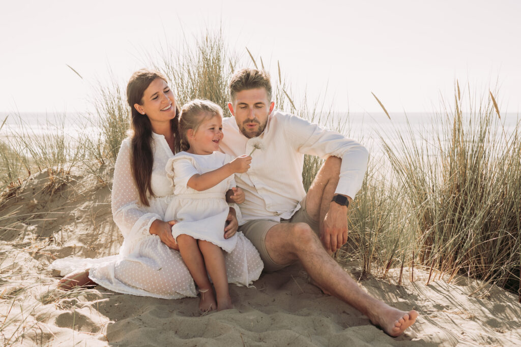 Isabelle, Dries en Lilou – Een actieve gezinsshoot aan zee